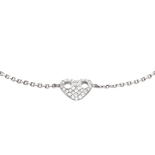 Emporio Armani Ladies Marina's Love Sterling Silver Bracelet