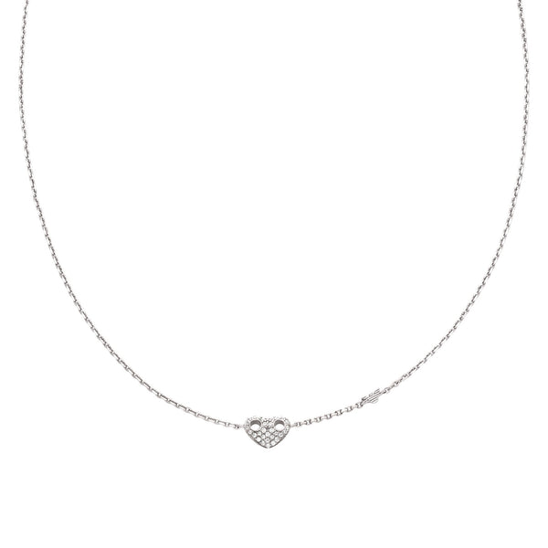 Emporio Armani Ladies Marina's Love Sterling Silver Necklace