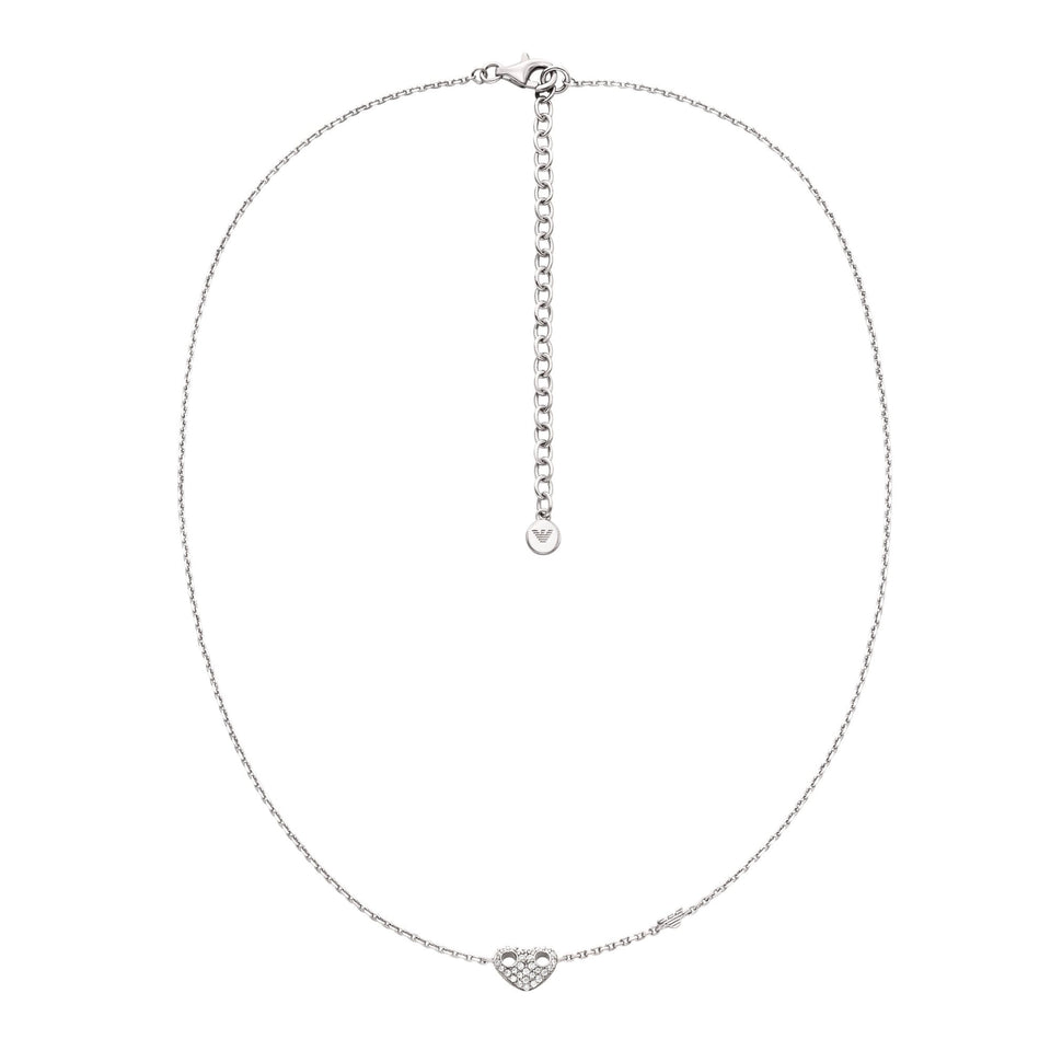 Emporio Armani Ladies Marina's Love Sterling Silver Necklace