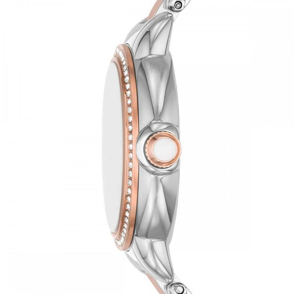 Emporio Armani Ladies Mia 32mm Mother Of Pearl Two Tone Watch