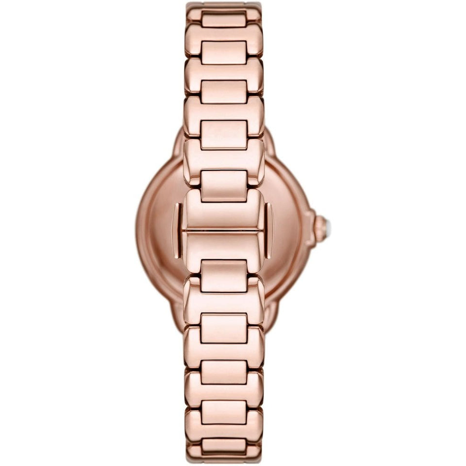 Emporio Armani Ladies Mia 32mm Stone Set Rose Gold Bracelet Watch