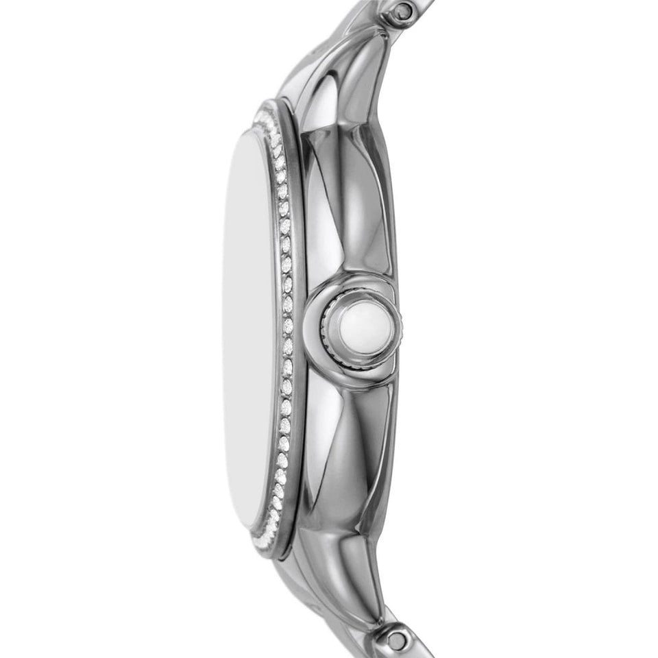 Emporio Armani Ladies Mia 32mm Three-Hand Stone Set Bracelet Watch