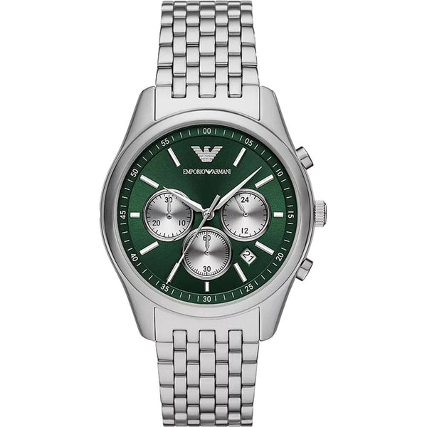 Emporio Armani Men's Antonio Green Dial 41mm Chronograph Watch