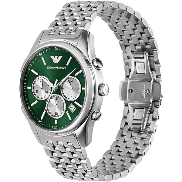 Emporio Armani Men's Antonio Green Dial 41mm Chronograph Watch