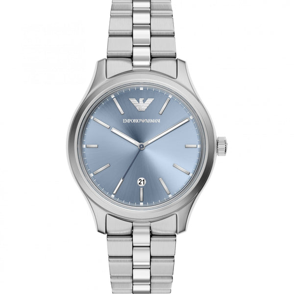 Emporio Armani Men's Dario 41mm Blue Dial Bracelet Watch