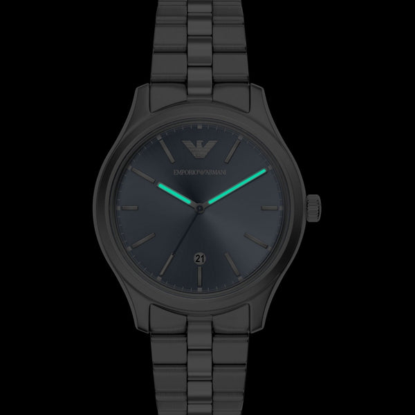 Emporio Armani Men's Dario 41mm Blue Dial Bracelet Watch