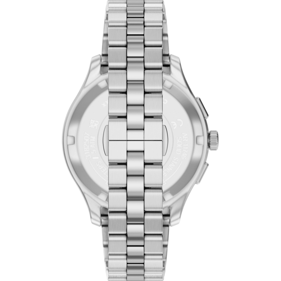 Emporio Armani Men's Dario 42mm Green Dial Bracelet Watch