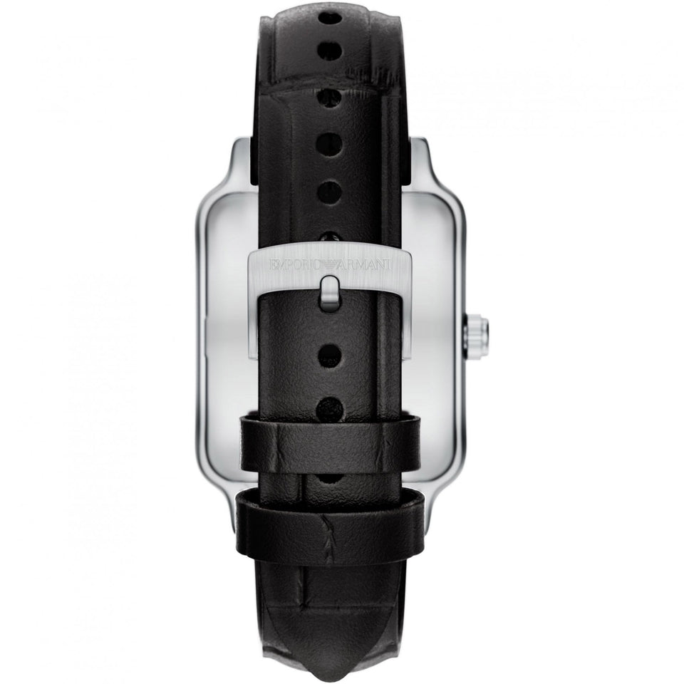 Emporio Armani Men's Diego 47mm Brown Leather Strap Watch