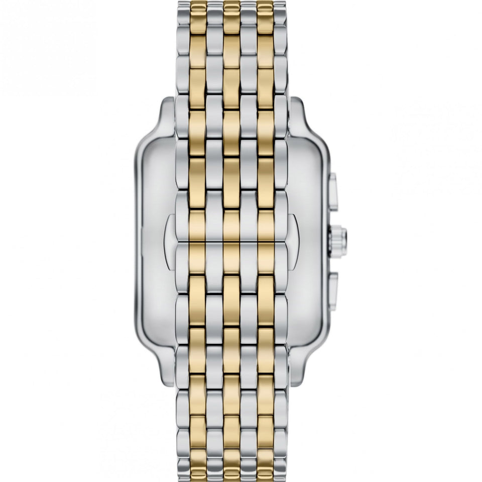Emporio Armani Men's Diego Silver Two Tone Chronograph Watch