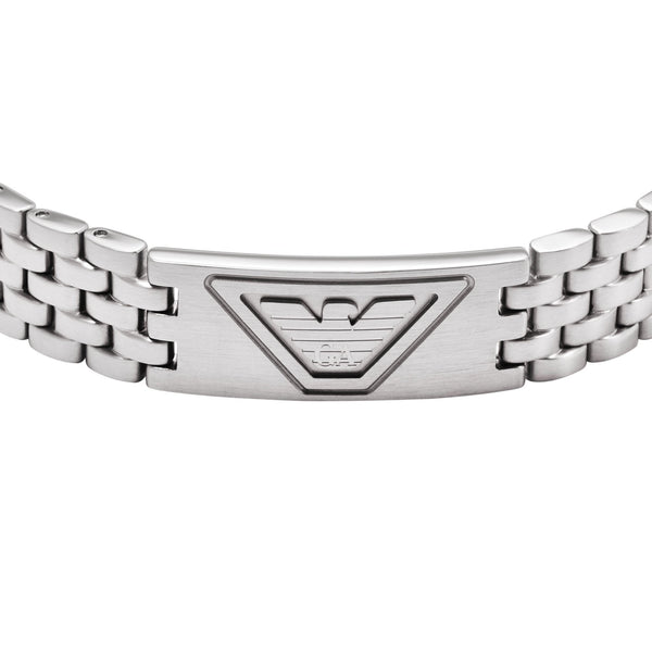 Emporio Armani Men's Eagle Logo Stainless Steel ID Bracelet