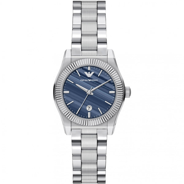 Emporio Armani Men's Federico Blue Dial 32mm Bracelet Watch