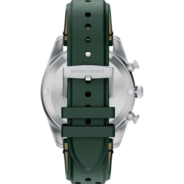 Emporio Armani Men's Racer 42mm Racing Style Green Strap Watch