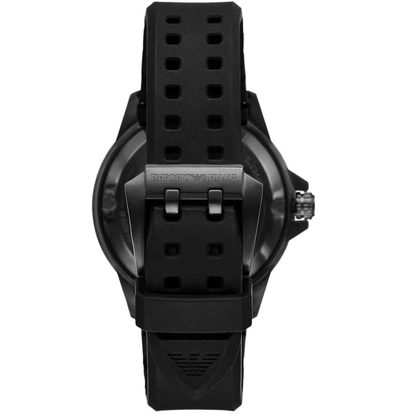 Emporio Armani Men's Sea Explorer Automatic Silicone Strap Watch