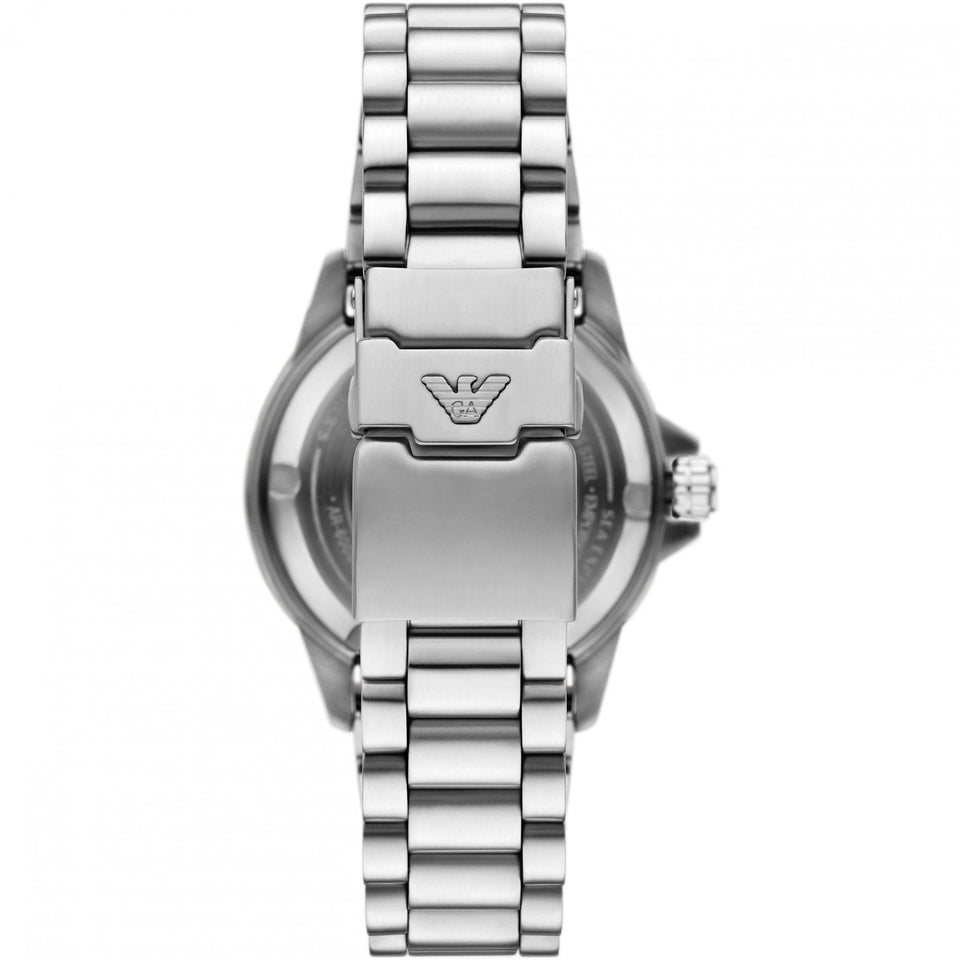 Emporio Armani Men's Sea Explorer Yellow Dial 42mm Bracelet Watch