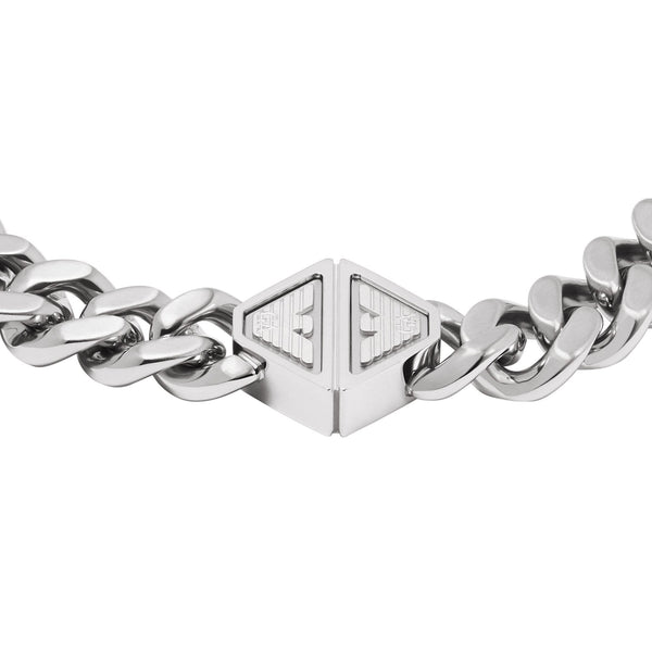 Emporio Armani Men's Trend Stainless Steel Chain Bracelet