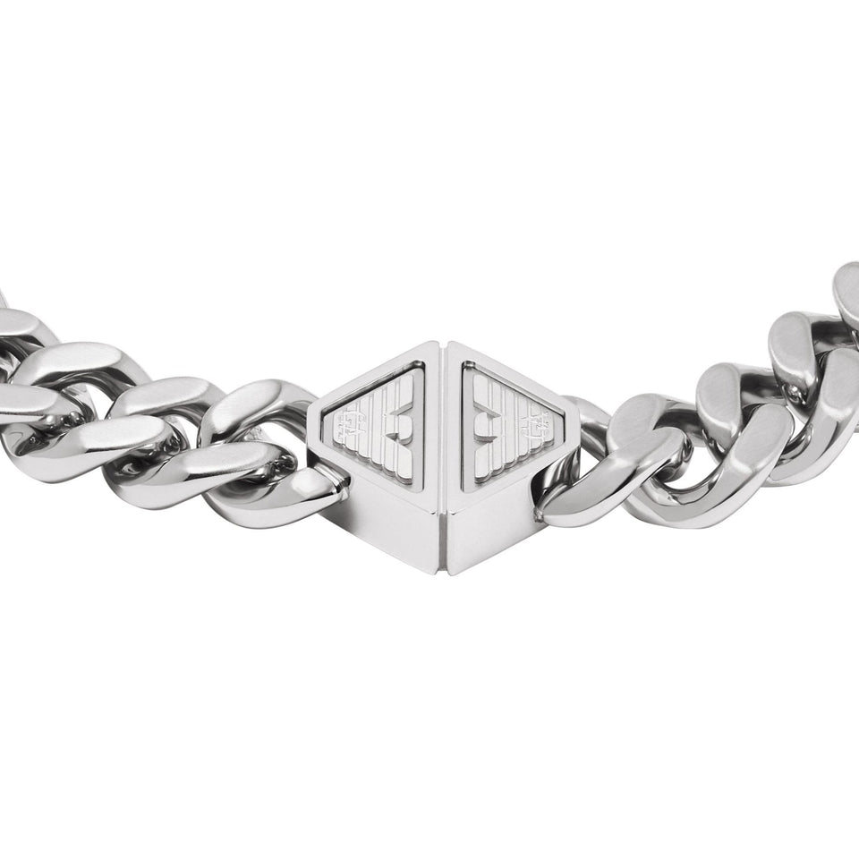 Emporio Armani Men's Trend Stainless Steel Chain Bracelet