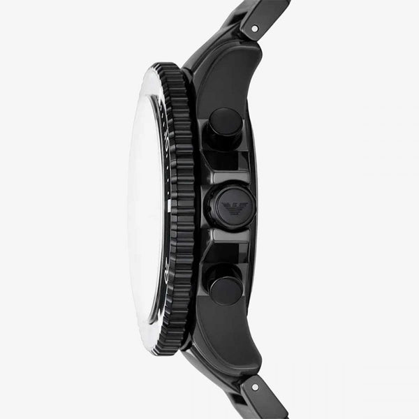 Emporio Armani Men's World Explorer 43mm Black Chronograph Watch