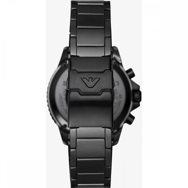 Emporio Armani Men's World Explorer 43mm Black Chronograph Watch