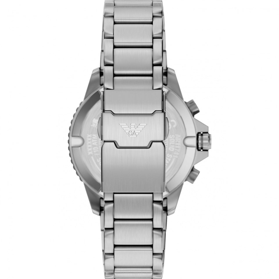 Emporio Armani Men's World Explorer 43mm Green Dial Bracelet Watch