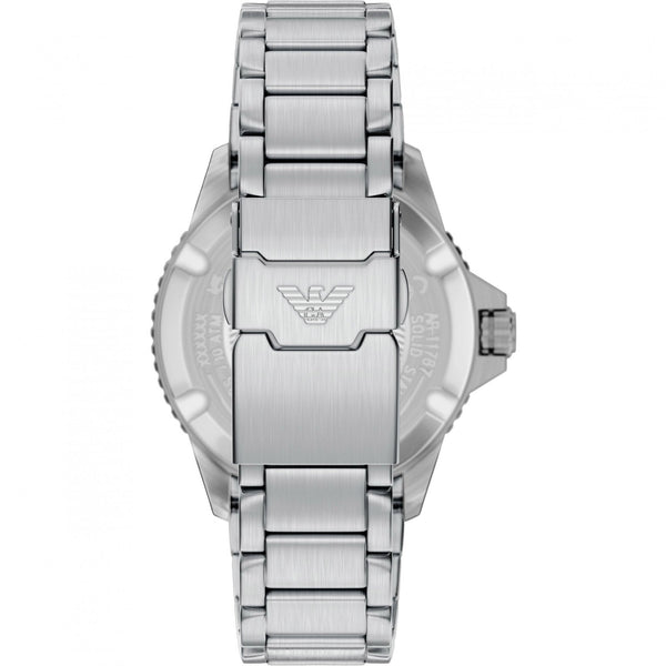 Emporio Armani Men's World Explorer Black Dial 42mm Bracelet Watch