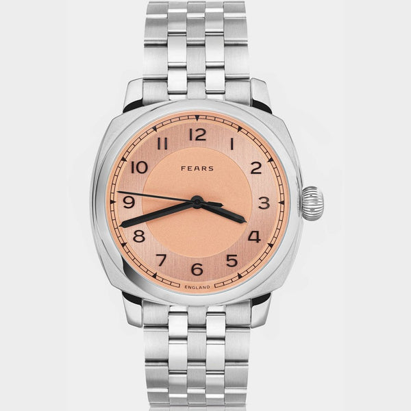 Fears Men's Brunswick 40 Copper Salmon Watch