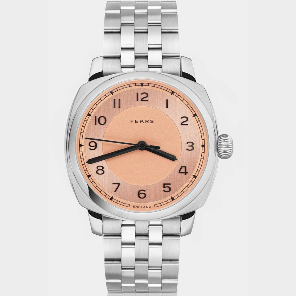Fears Men's Brunswick 40 Copper Salmon Watch