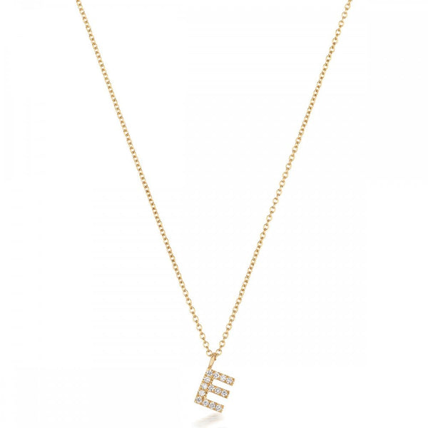 Francis & Gaye 18ct Gold Diamond Set Initial Necklace