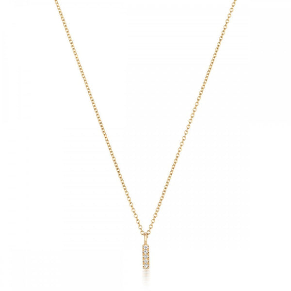 Francis & Gaye 18ct Gold Diamond Set Initial Necklace