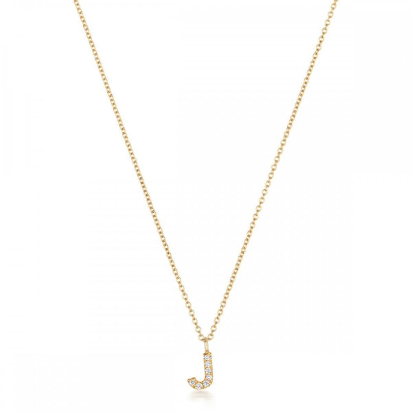 Francis & Gaye 18ct Gold Diamond Set Initial Necklace