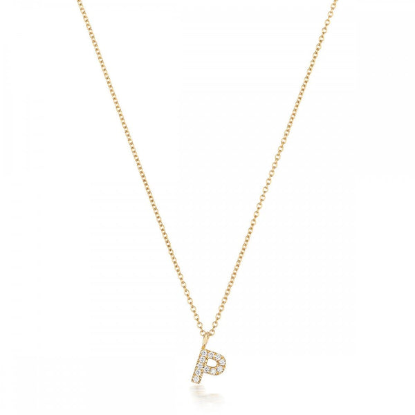 Francis & Gaye 18ct Gold Diamond Set Initial Necklace