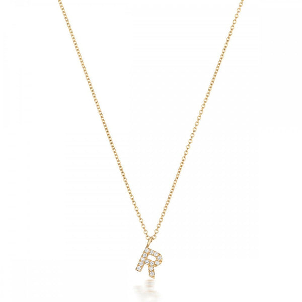 Francis & Gaye 18ct Gold Diamond Set Initial Necklace