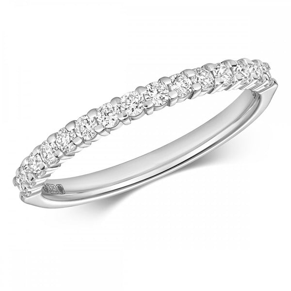 Francis & Gaye 9ct Gold 0.33ct Half Diamond Eternity Ring