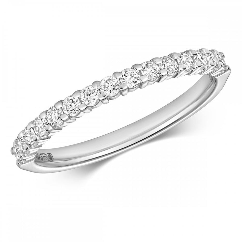 Francis & Gaye 9ct Gold 0.33ct Half Diamond Eternity Ring