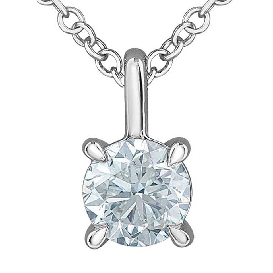 Francis & Gaye 9ct White Gold 0.50ct Laboratory Created Diamond Necklace