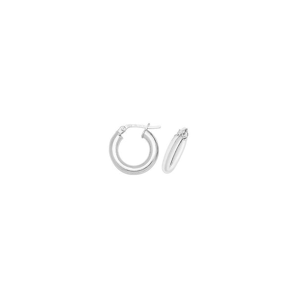 Francis & Gaye 9ct White Gold Earring Hoops
