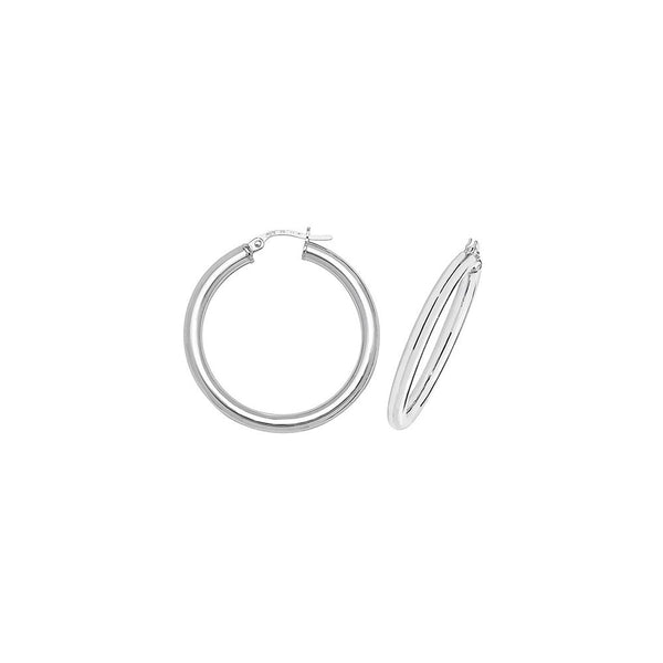 Francis & Gaye 9ct White Gold Earring Hoops