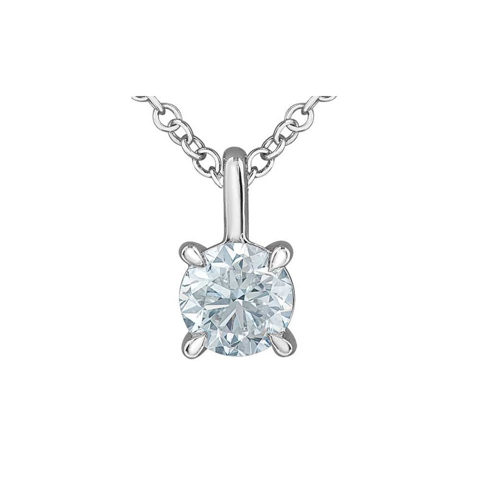 Francis & Gaye 9ct White Gold Certified Laboratory Created Diamond 0.50ct Earring & Pendant Set