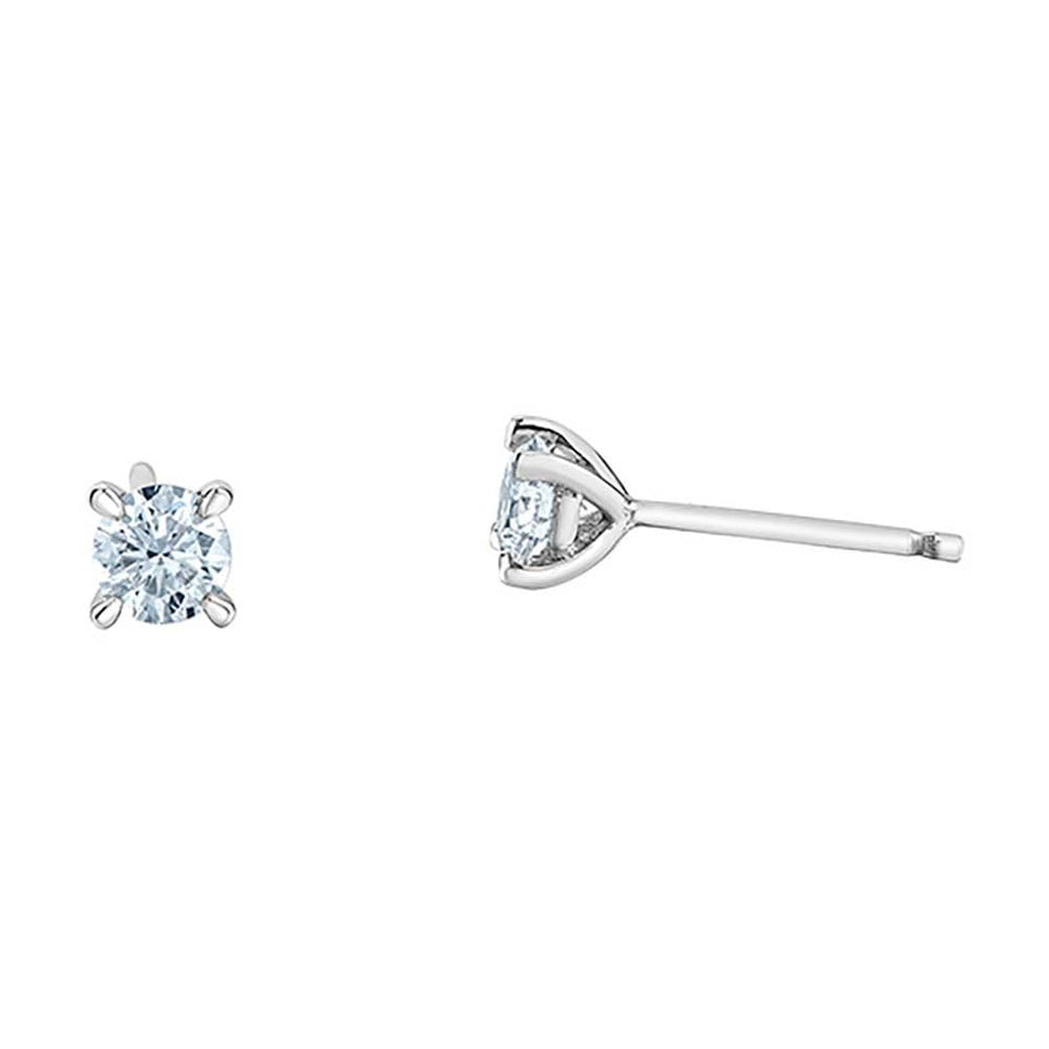 Francis & Gaye 9ct White Gold Certified Laboratory Created Diamond 0.50ct Earring & Pendant Set