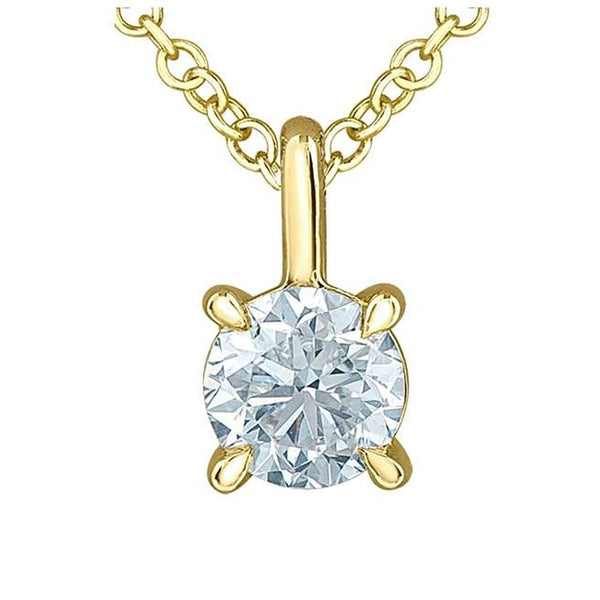 Francis & Gaye 9ct Yellow Gold 0.50ct Laboratory Created Diamond Pendant