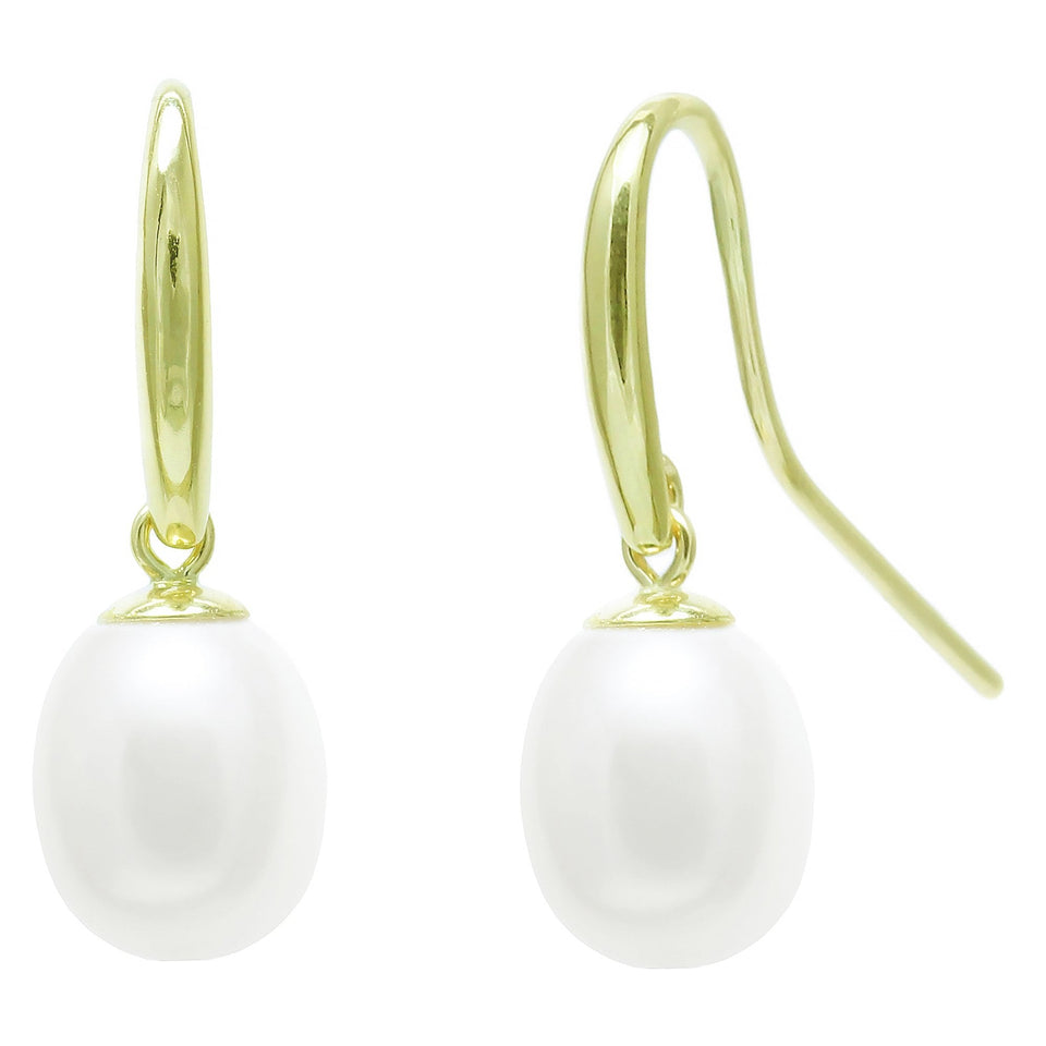 Francis & Gaye 9ct Yellow Gold 7.5-8mm Tear Drop Earrings