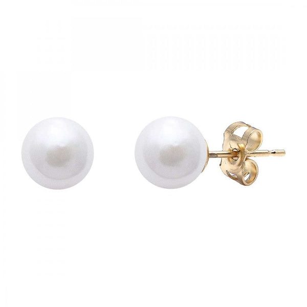 Francis & Gaye 9ct Yellow Gold Akoya Pearl Earring Studs