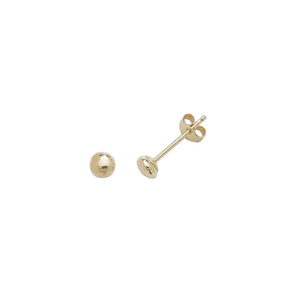 Francis & Gaye 9ct Yellow Gold Button Studs
