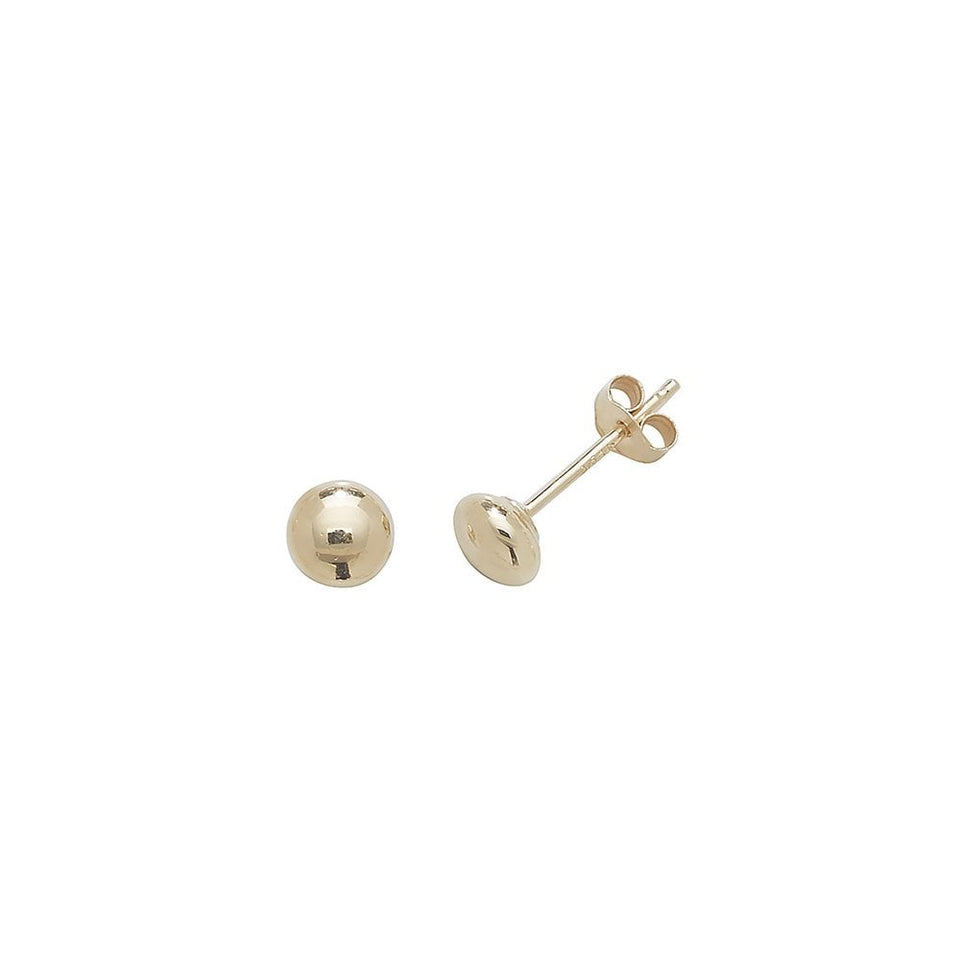 Francis & Gaye 9ct Yellow Gold Button Studs