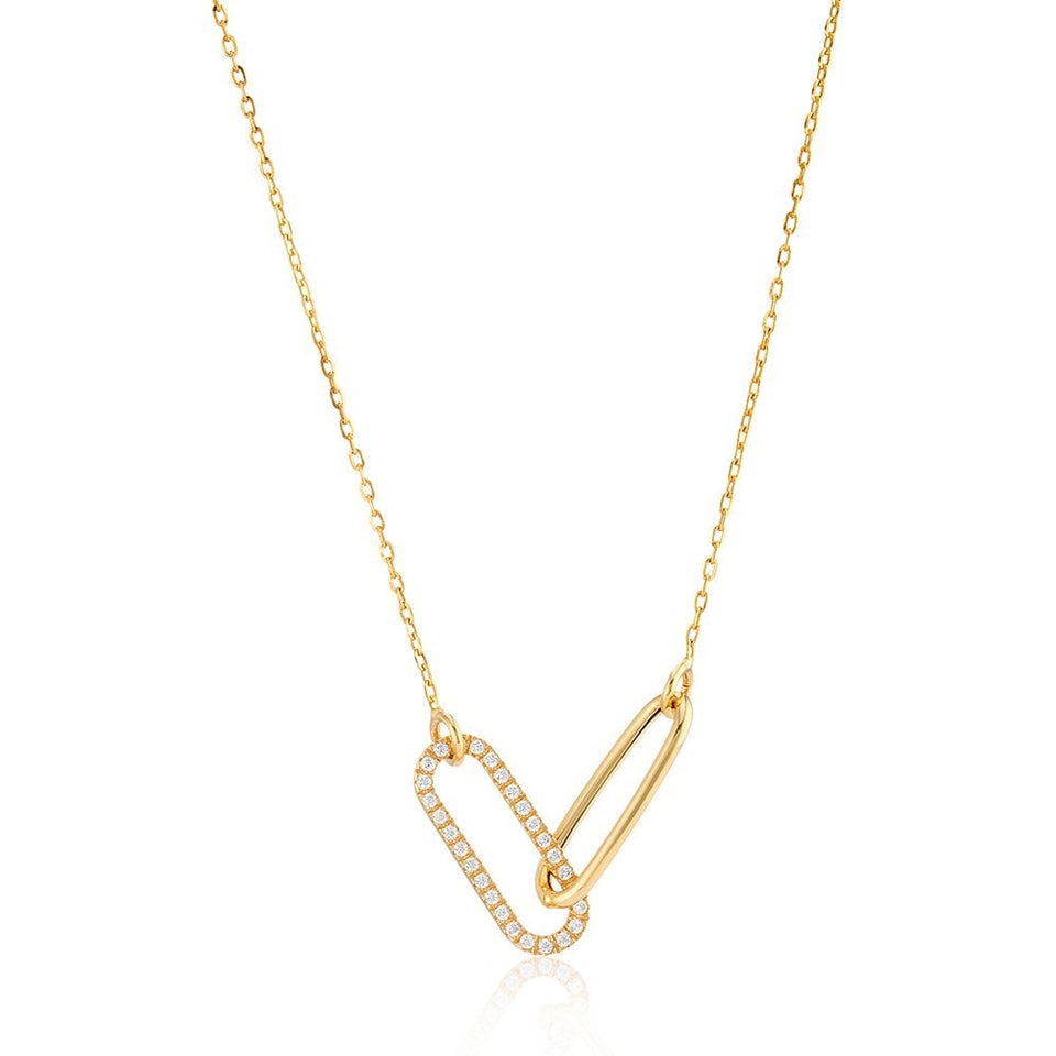 Francis & Gaye 9ct Yellow Gold Double Link Necklace