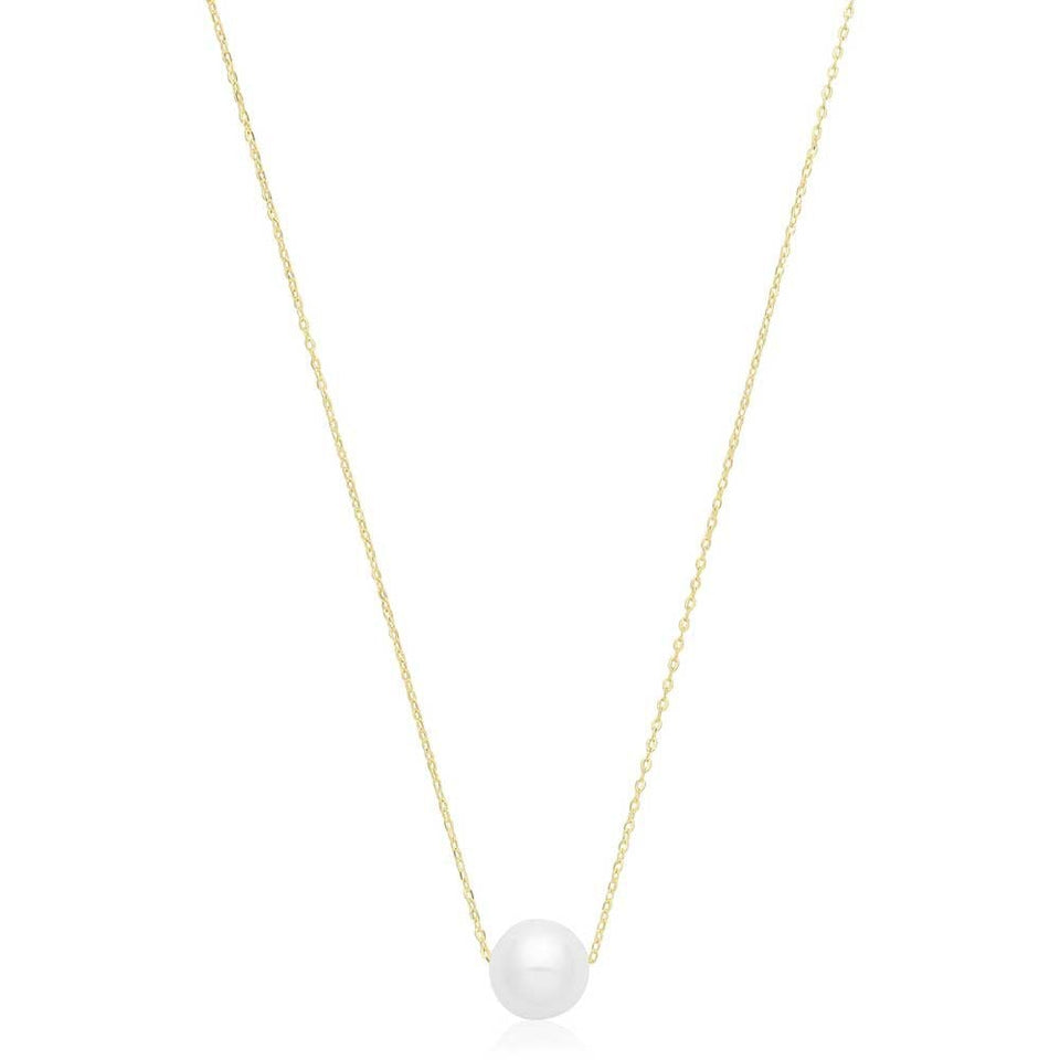 Francis & Gaye 9ct Yellow Gold Freshwater Pearl Necklace