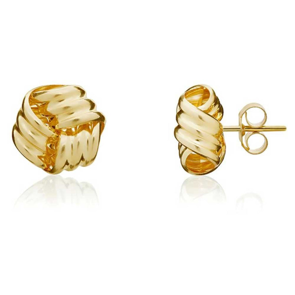 Francis & Gaye 9ct Yellow Gold Knot Earring Studs