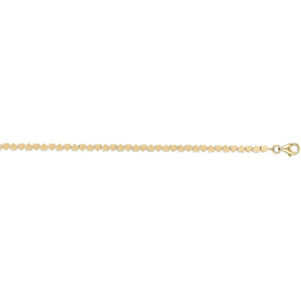 Francis & Gaye 9ct Yellow Gold Mini Heart Bracelet