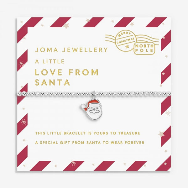 Joma Jewellery Christmas Kids Love From Santa 'Love From Santa' Bracelet