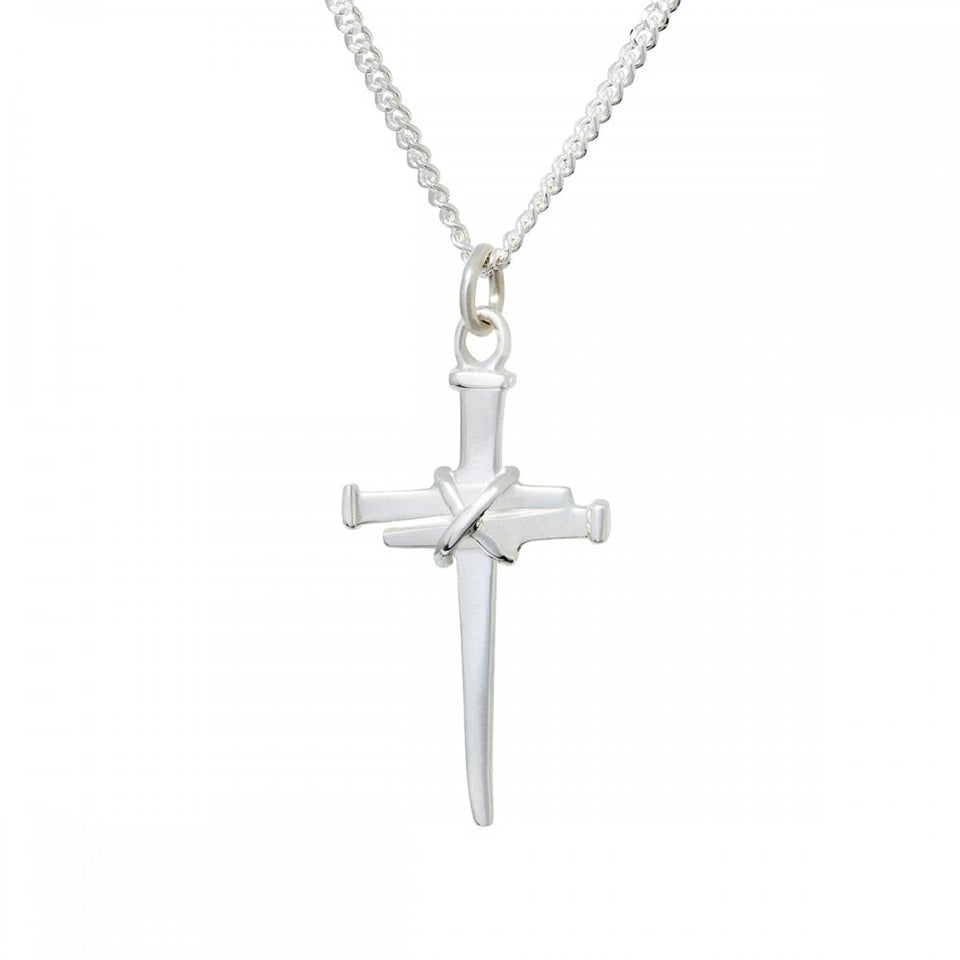 Francis & Gaye Coventry Cross Of Nails Silver Small 27mm Pendant