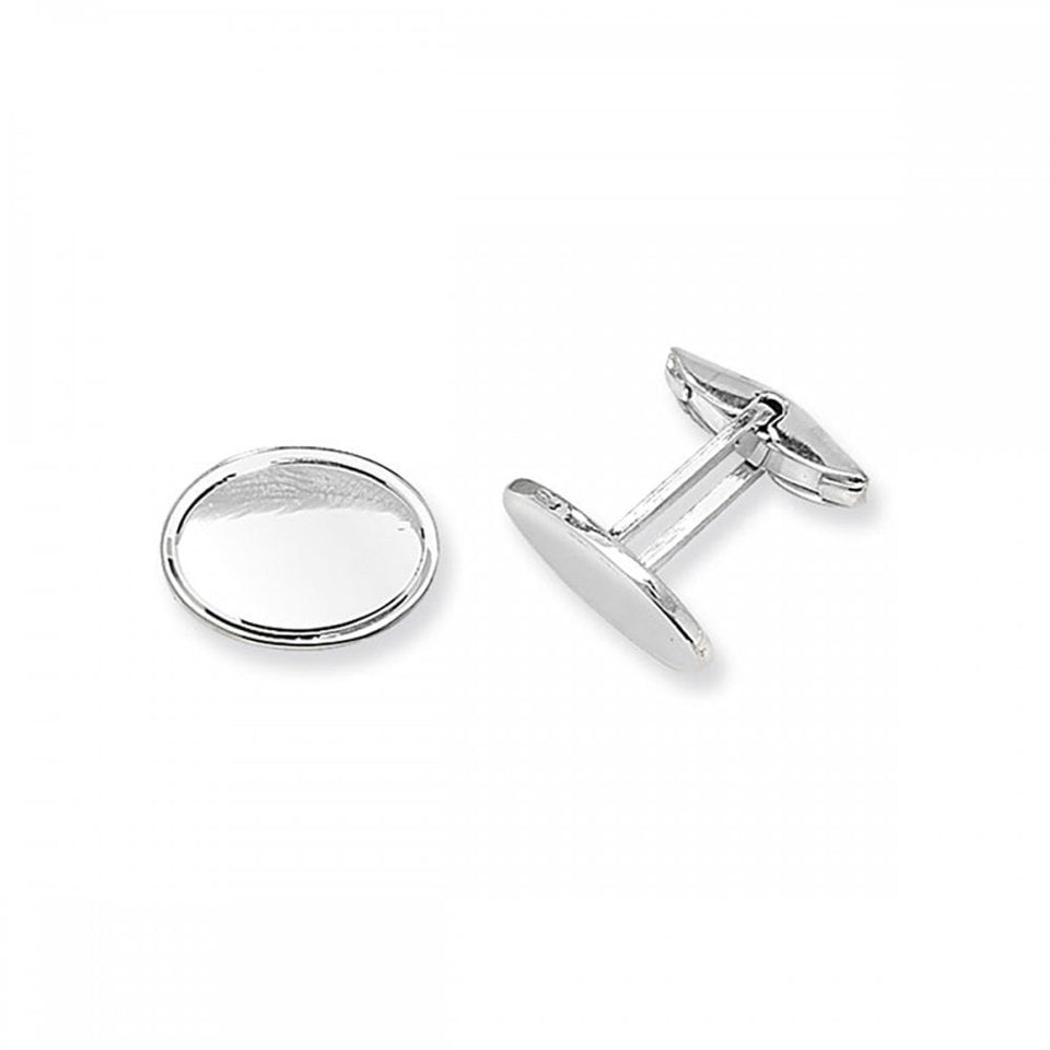 Francis & Gaye Gents Oval Cufflinks